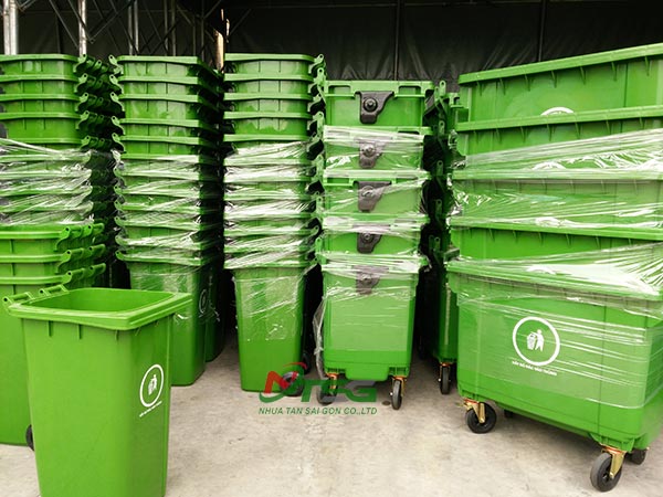 Thùng rác nhựa HDPE