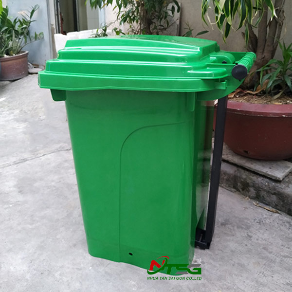 Thùng đựng rác nhựa HDPE đạp chân 60 lít