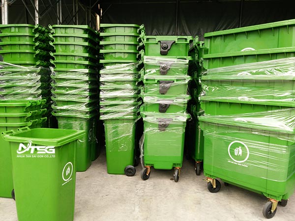 Chất liệu thùng rác nhựa cao cấp