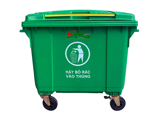 Thùng rác công nghiệp 660 lít