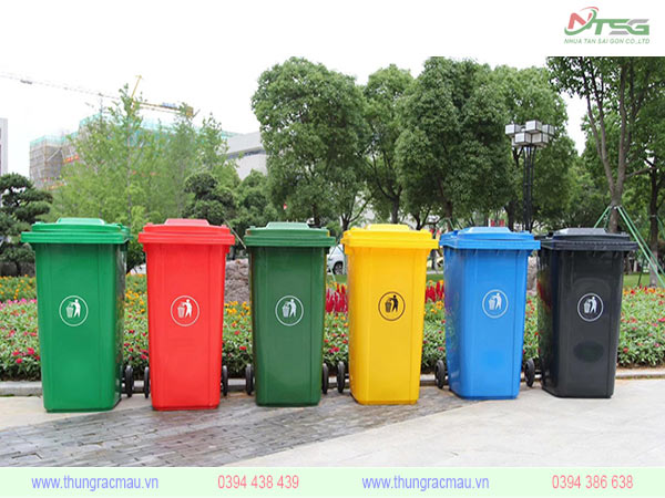 Thùng rác nhựa 240 lít tại Quận Gò Vấp