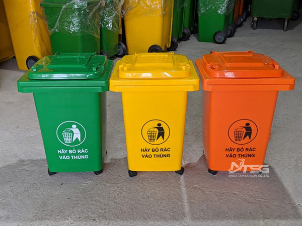 Thùng rác nhựa 60 lít tại Quận Bình Thạnh