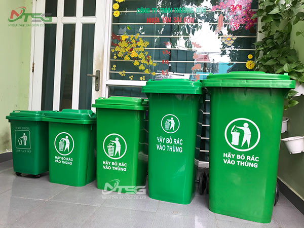 Thùng rác nhựa HDPE tại Huyện Bình Chánh