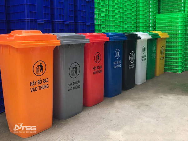 Thùng rác nhựa hdpe