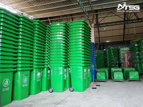 Thùng rác nhựa tại Quận Tân Phú