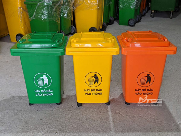 Thùng rác nhựa 60 lít tại Quận 12 giá rẻ