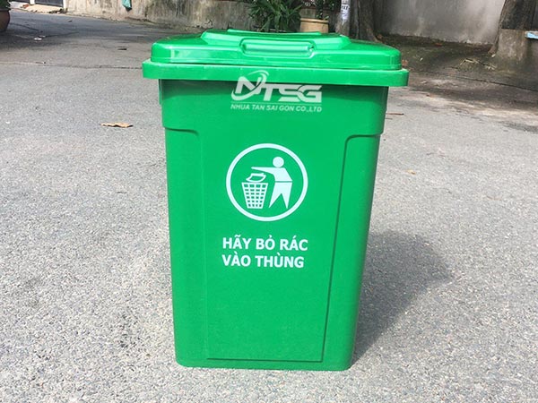 Thùng rác nhựa công nghiệp 90 lít