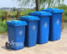 Thùng rác nhựa màu xanh dương