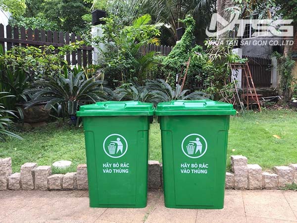Thùng rác 90 lít Quận 3 giá rẻ được bán tại Công ty Nhựa Tân Sài Gòn