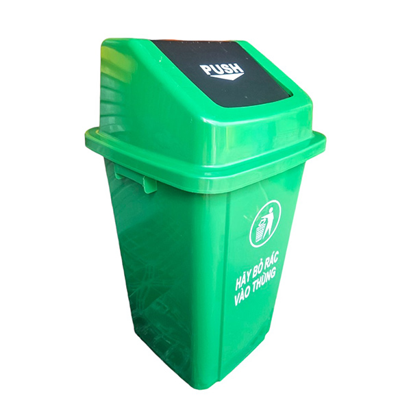 thung-rac-nap-lat-push-100l-xanh-la